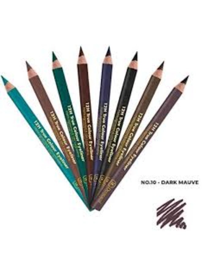Dermacol 12h True Color Eyeliner 10 Dark Mauve 2g - Image 3