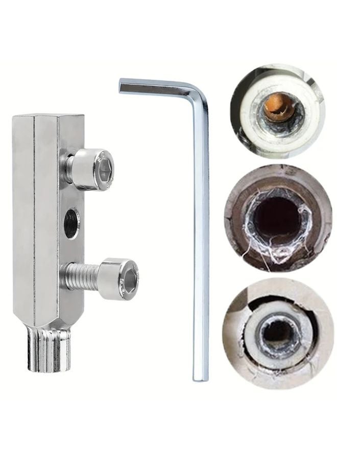 1 Set Heavy Duty Faucet Breaker Tool With Locking Nut Adjustable Lever Handle - Image 2