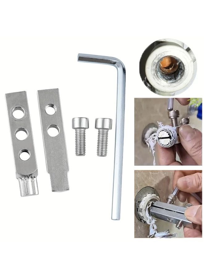 1 Set Heavy Duty Faucet Breaker Tool With Locking Nut Adjustable Lever Handle - Image 5