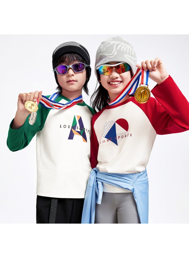 Annil سويت شيرت محبوك بأكمام طويلة وياقة دائرية للأطفال - مجموعة خريف 2025 الجديدة (للجنسين) - Image 3