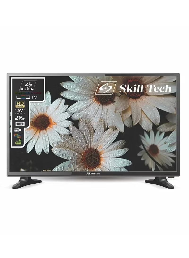 Skill Tech SK2410N 24" HD Ready LED TV, 1366x768, 60Hz, Wide Viewing Angle, High Contrast, HDMI/USB, Multisystem Support - Image 1
