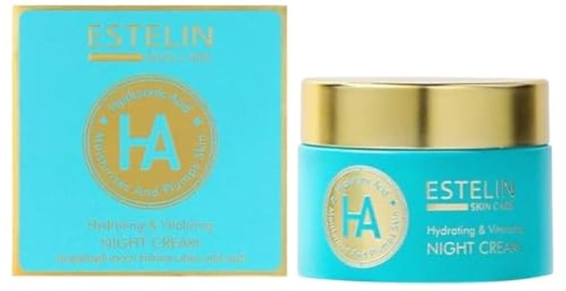 Estelin Hyaluronic Acid Hydrating and Vitalizing Night Cream 50 g