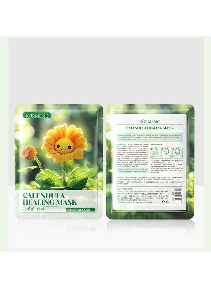 Kormesic Calendula Essence Mask - 25ml x 5 Sheets  - Image 4