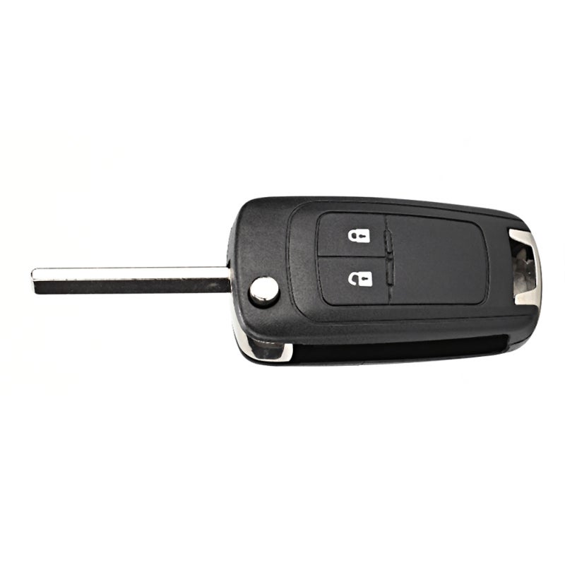 Car Key Shell Case 2-Button Flip Replacement - Durable ABS Material Key Fob Case for Vauxhall Opel Astra Insignia - Image 2