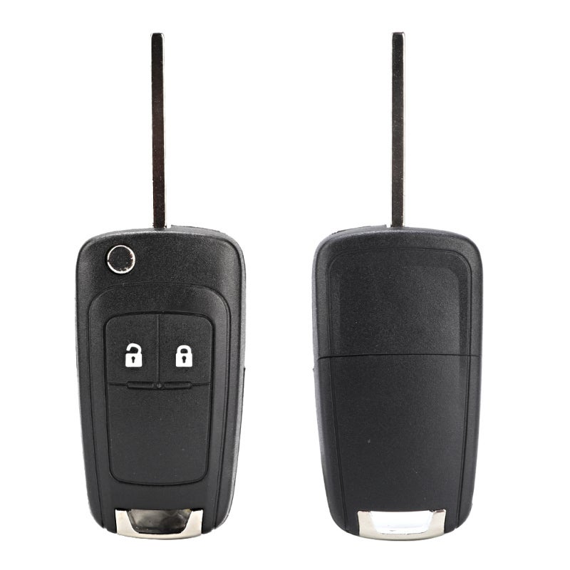 Car Key Shell Case 2-Button Flip Replacement - Durable ABS Material Key Fob Case for Vauxhall Opel Astra Insignia - Image 5