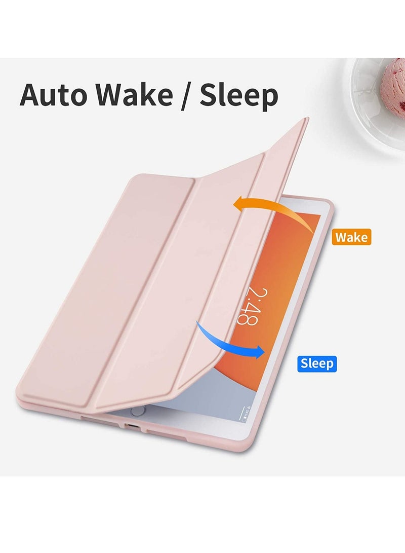 ELTRAZONE iPad 9th/8th/7th Generation case (2021/2020/2019) iPad 10.2-Inch Case with Pencil Holder [Sleep/Wake] Slim Soft TPU Back Smart Magnetic Stand Protective Cover Cases - Image 3