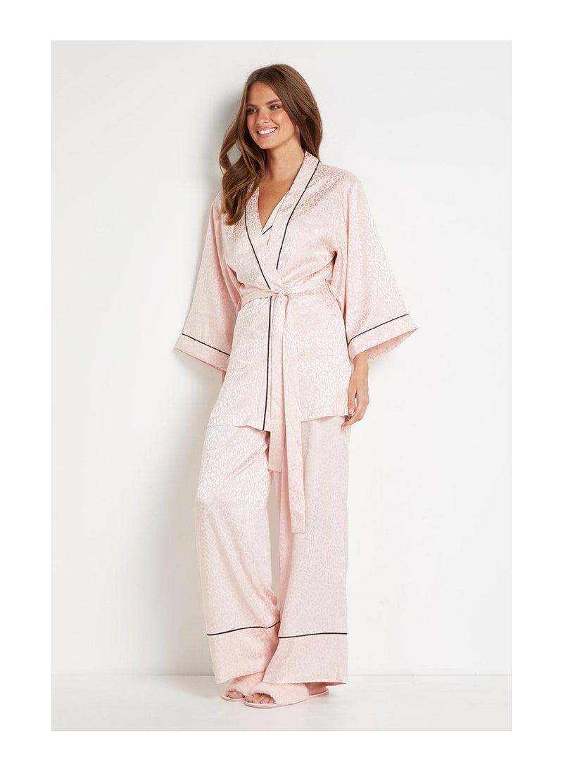 Wallis - Satin Jacquard Robe - Image 1