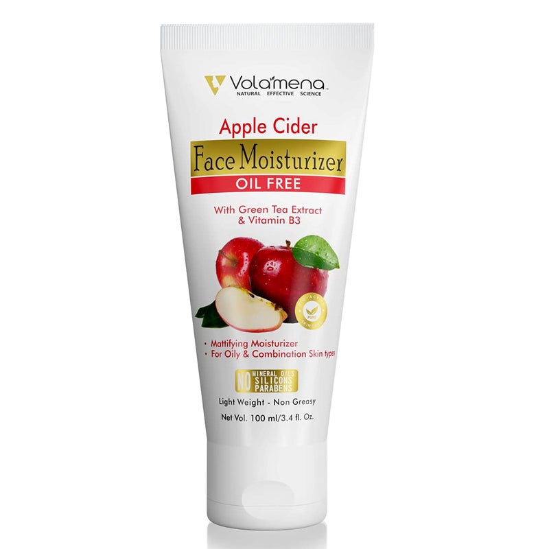 VOLAMENA WITH DEVICE Volamena Apple Cider Vinegar Face Cream Light Weight Oil Free Mosturizer Cream For Face Acne Prone Skin 100 ml  - Image 1