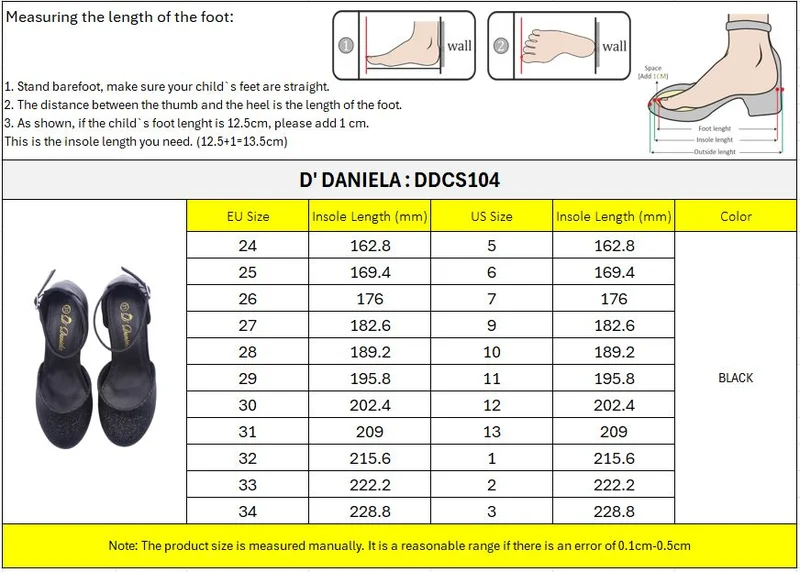 D'Daniela D' Daniela - Midnight Sparkle Shoes