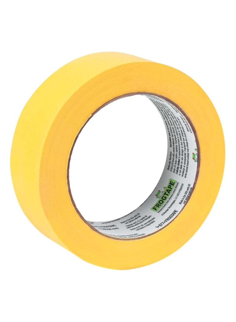 FrogTape Delicate Surface Painting Tape Yellow 1.41 Inch X 60 Yard Roll - Image 3