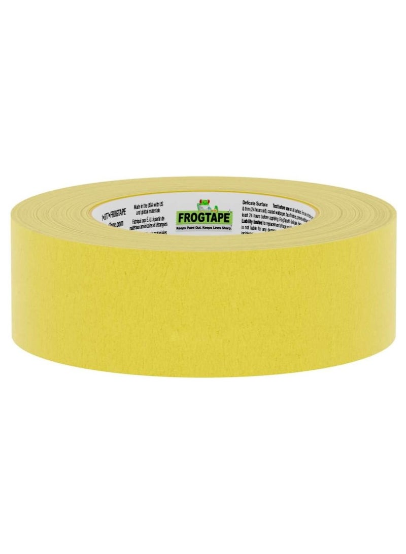 FrogTape Delicate Surface Painting Tape Yellow 1.41 Inch X 60 Yard Roll - Image 4