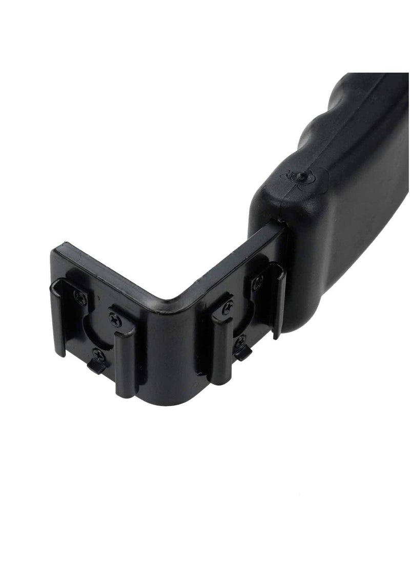 Y&D - Camera L Bracket Mount, Video Grip L-Bracket with Cold Shoe Mount 1/4'' Tripod Screw Heavy Duty Padded Hand for DSLR Camcorder - Image 1