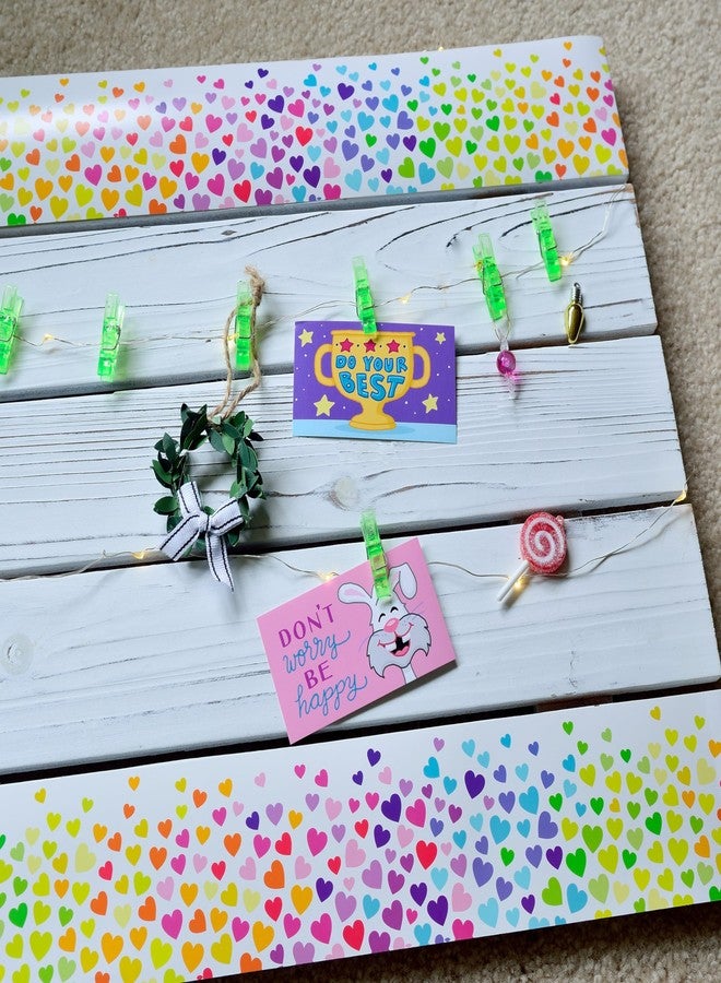 Youngever 52.5 ft Bulletin Board Borders for Classroom Decoration, Heart Design - Image 4
