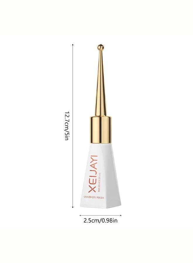 شايجاي طلاء أظافر جل UV/LED، لمسة نهائية لامعة مغناطيسية، فن أظافر لامع طويل الأمد، عين القطة باللون الأخضر اليشم 10مل (يتم وضع العلبة عشوائياً) - Image 5