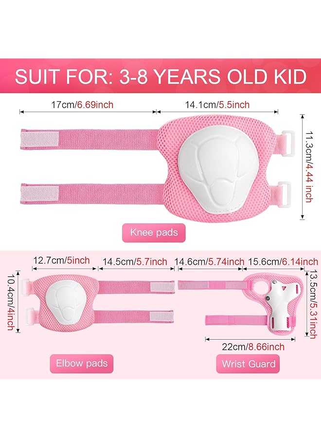 X spring Kids Protective Gear Elbow Pads 6 In 1 Set With Knee Pads And Wrist Guards Durable And Adjustable For Comfort Kids Knee Pads And Elbow Pads Set Perfect For Skating Cycling Scooter Etc - Image 5