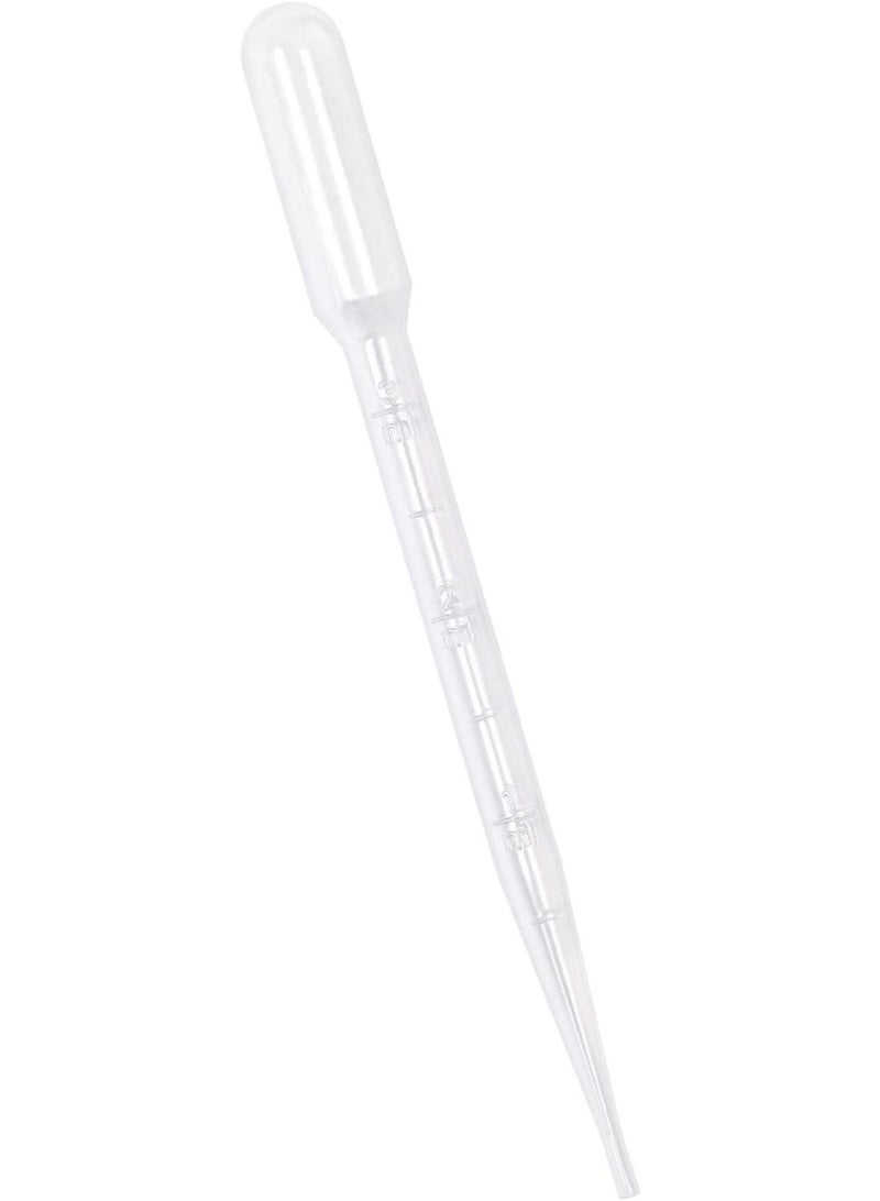 3ML Disposable Plastic Essential Oils Graduated Transfer Pipettes Squeeze Dropper Makeup Tool for Small Amounts Liquid Measuring Mixing Blending and Diy Fragrance Soap Lipbalm Making, 20PCS - Image 2