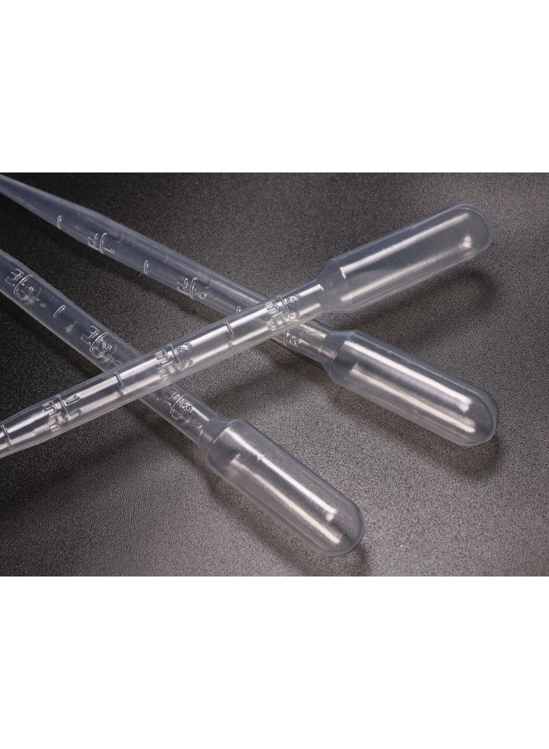 3ML Disposable Plastic Essential Oils Graduated Transfer Pipettes Squeeze Dropper Makeup Tool for Small Amounts Liquid Measuring Mixing Blending and Diy Fragrance Soap Lipbalm Making, 20PCS - Image 4