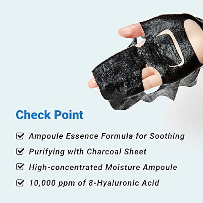 Real Barrier | Aqua Soothing Ampoule Face Sheet Mask | Sheet Masks with Hyaluronic Acid | Korean Face Mask Skincare | Moisturizing & Hydrating for Dry & Sensitive Skin | Facial Moisturizer | 10 Sheets - Image 2