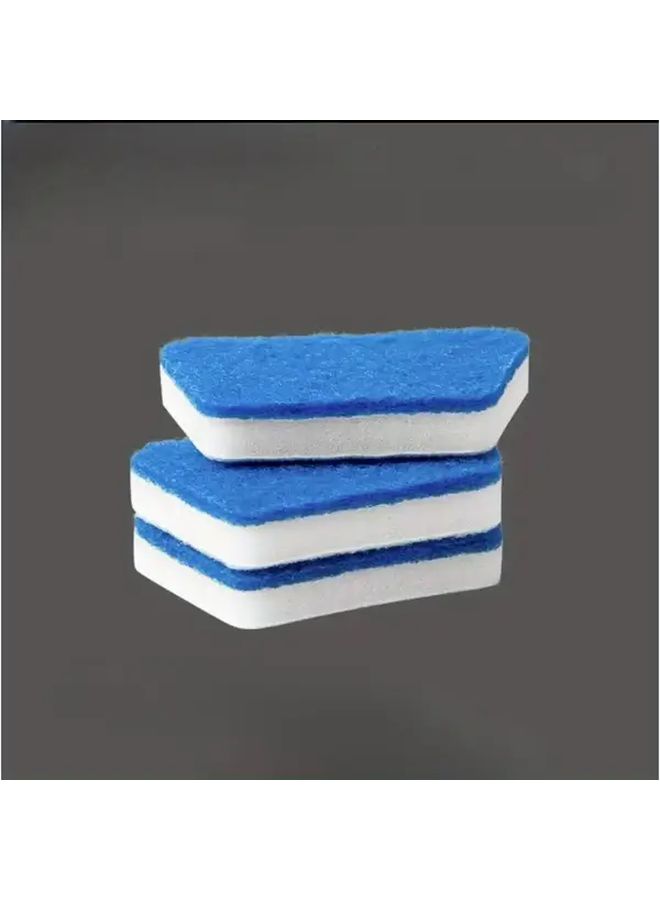 Long Handle Bathroom Floor Cleaning Brush 1 Handle Plus 1 Sponge Brush Head Detachable Sponge Ergonomic Durable Plastic Grip Multi Purpose Tool For Tiles Bathtub Mosaic Scrubbing No Power Needed Universal Use In Bathroom Kitchen Living Room Lever Design Sturdy Structure Easy Grip Handle Essential Home Cleaning Tool - Image 4