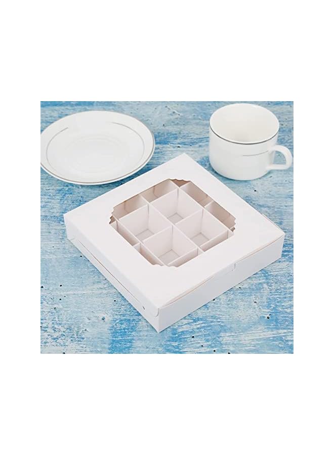 Green Tiger Cupcake Boxes, Windowed Empty Sweet Boxes with Insert Pick and Mix Cupcake Boxes for Sweets, Chocolates, Truffles, and Pastries Ôºà20PCS Ôºâ - Image 4