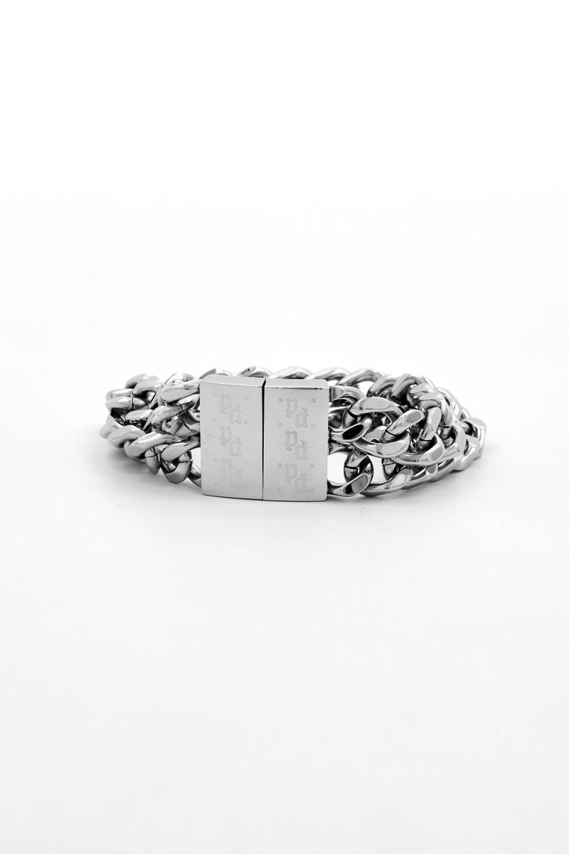 POLICE Men Stainless Steel Fashionable Bracelet, Silver - Image 3