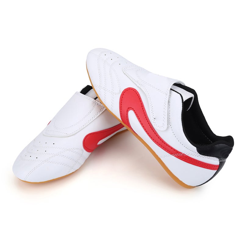 Taekwondo Shoes: High-Quality PU Leather, Lightweight Soft Wear-Resistant, Non-Slip Thick Oxford Sole - Boxing Shoes for Kung Fu, TaiChi, Beginner or Professional Athletes - Image 4