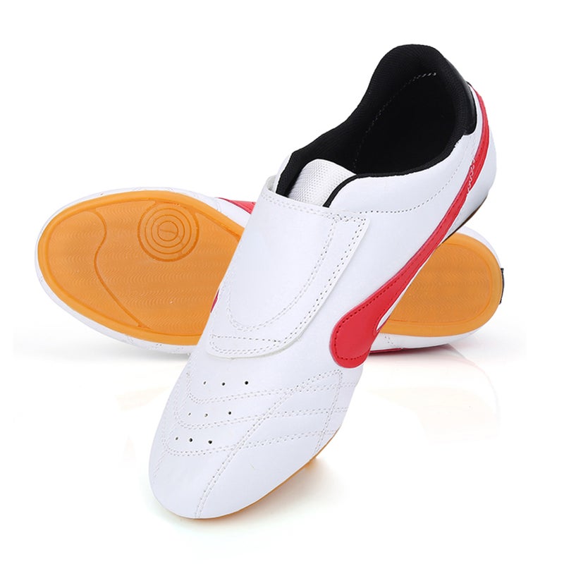 Taekwondo Shoes: High-Quality PU Leather, Lightweight Soft Wear-Resistant, Non-Slip Thick Oxford Sole - Boxing Shoes for Kung Fu, TaiChi, Beginner or Professional Athletes - Image 1