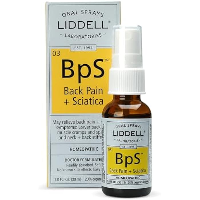 Liddell Homeopathic Back Pain Spray, 1 Ounce - Image 1