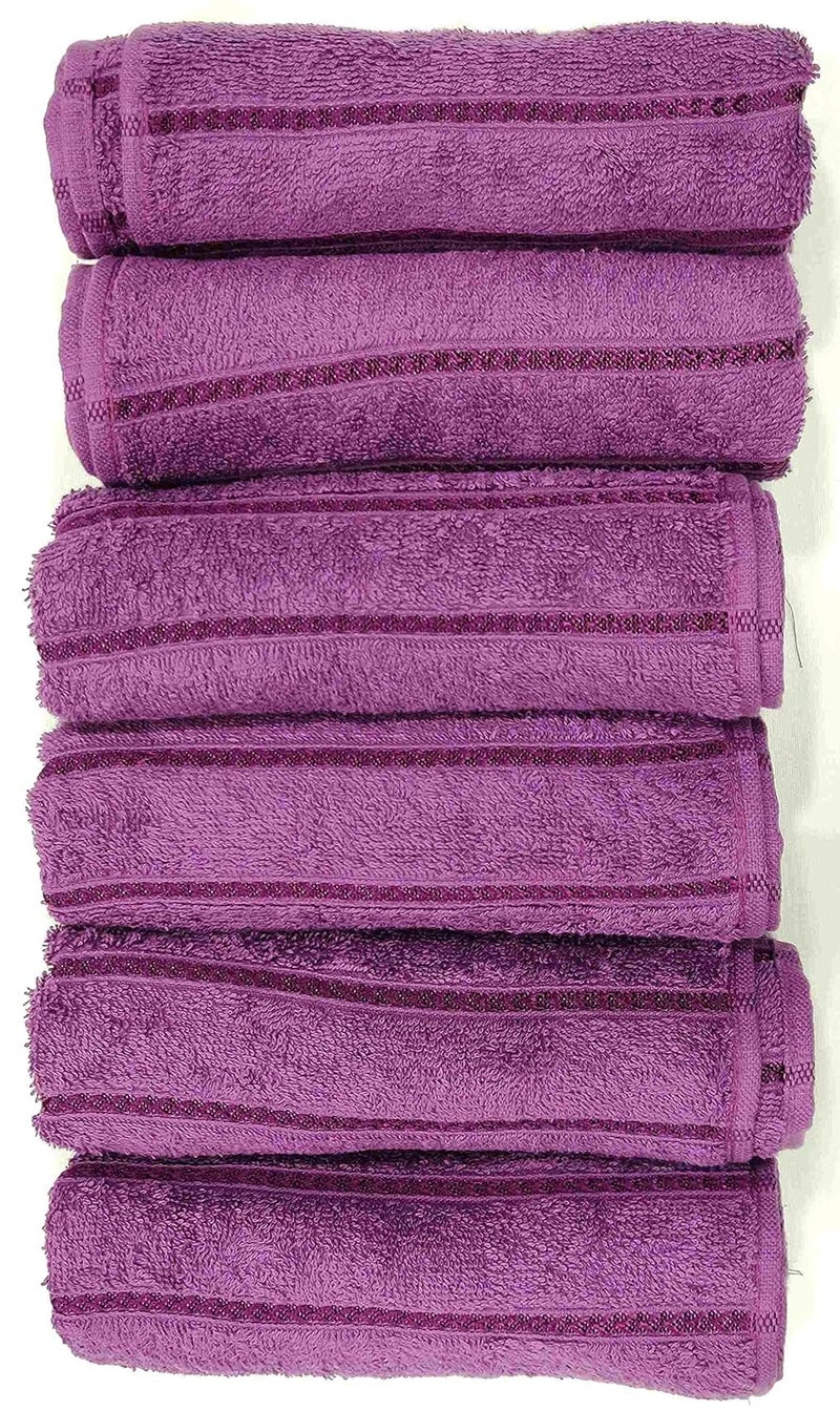Bombay Dyeing Flora Napkin (Set of 06) (Purple) - Image 4