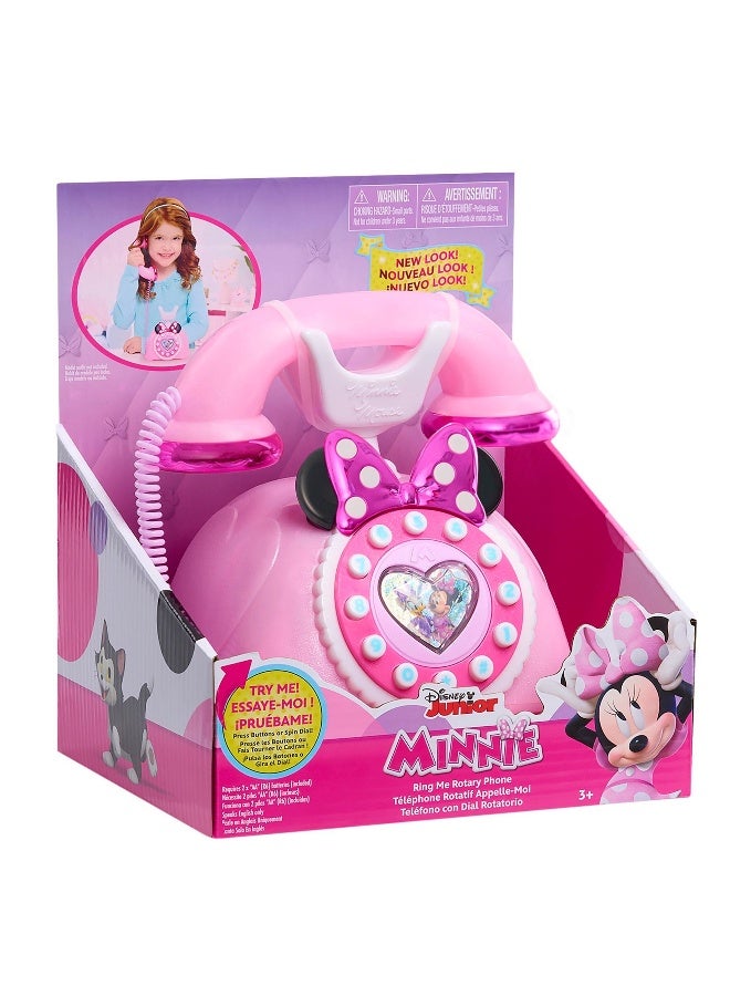 Disney Junior Minnie Mouse Ring Me Rotary Phone (15 cm, Pink) - Image 1