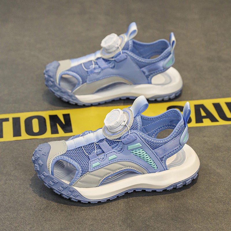 Children'S Sandals For Boys And Girls Summer Style Baotou Soft Sole Outdoor Sports Tracing Shoes Big Children'S Beach Shoes - Image 3