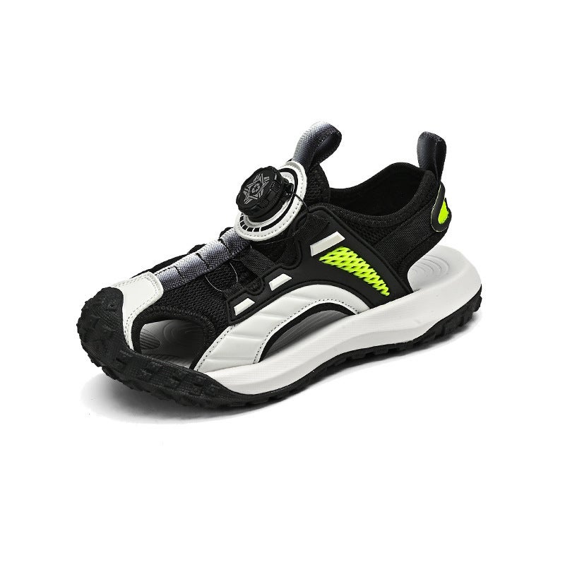 Children'S Sandals For Boys And Girls Summer Style Baotou Soft Sole Outdoor Sports Tracing Shoes Big Children'S Beach Shoes - Image 1