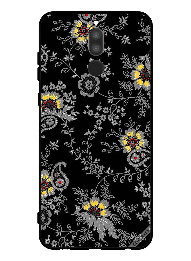 Covernex Protective Case Cover For Huawei Mate 10 Lite Grey Floral Bg - Image 1