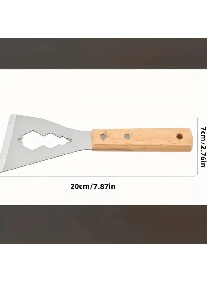 2 Pcs Silver Multi Purpose Shovel for Home Garden Outdoor Cleaning Tool - Image 4