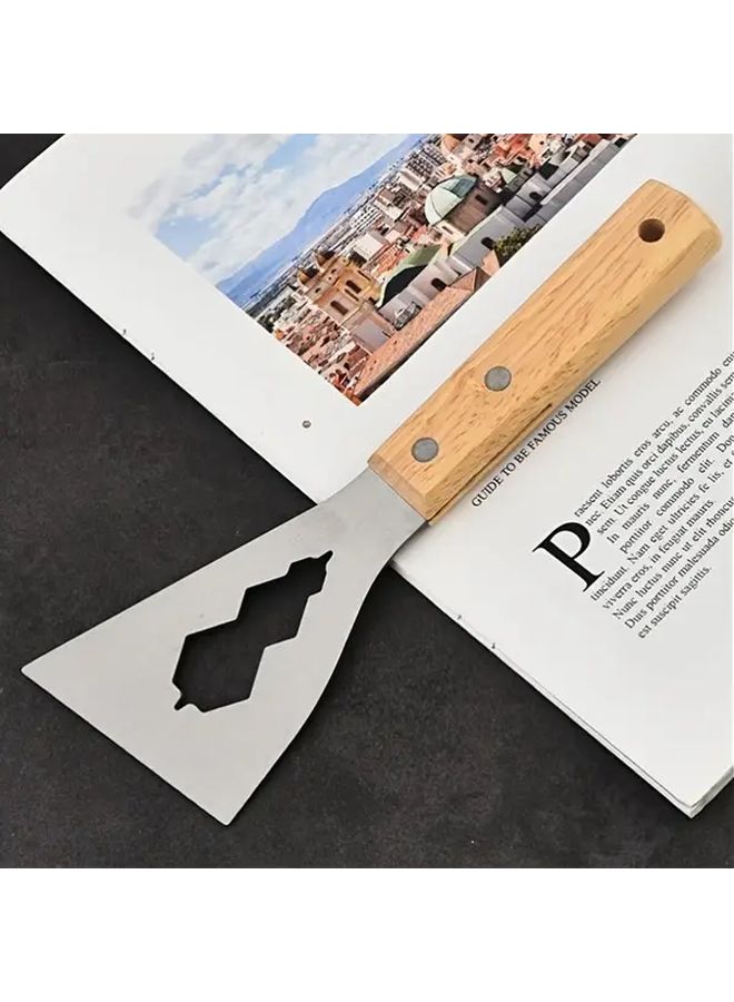 2 Pcs Silver Multi Purpose Shovel for Home Garden Outdoor Cleaning Tool - Image 5