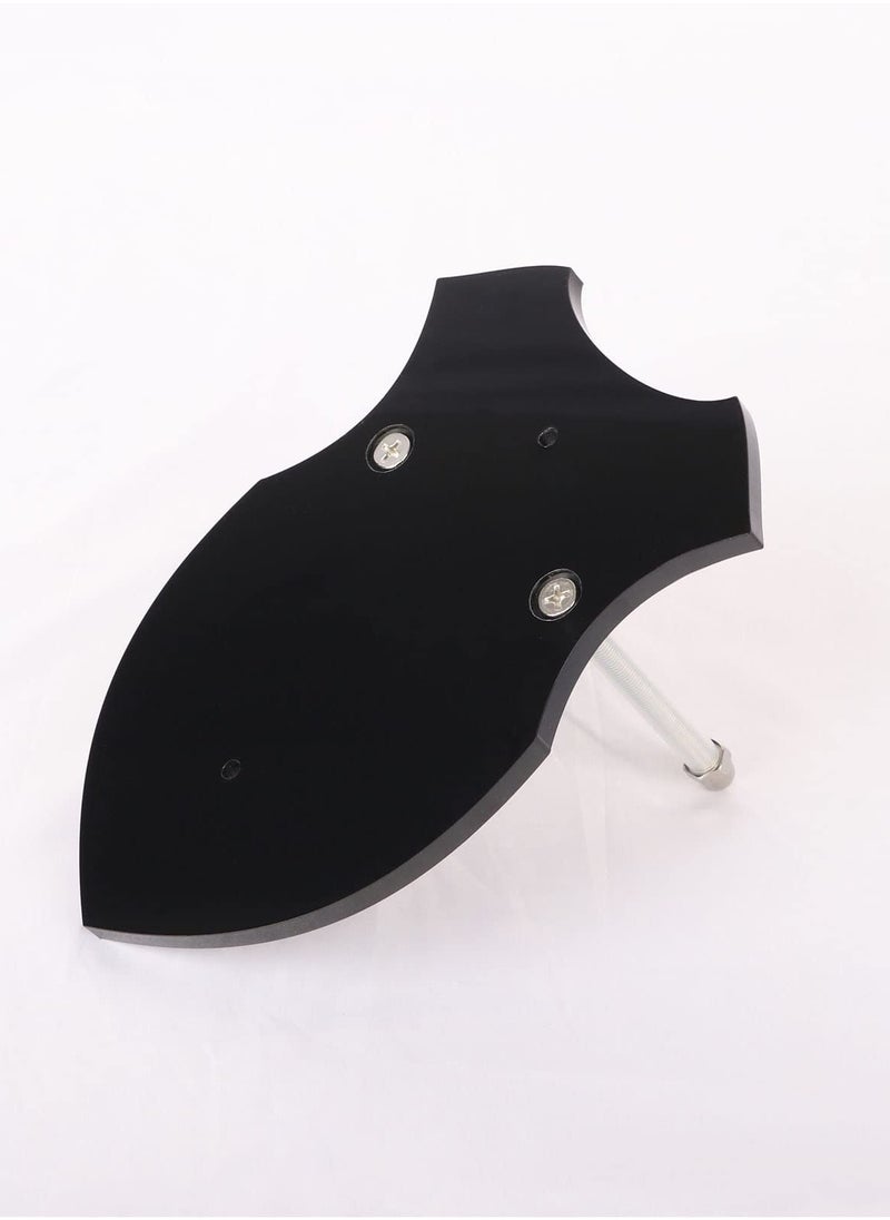 KASTWAVE - Wall mounted sword rack sword hook wall mounted display rack single sword vertical wall mounted general sword rack wall mounted display rack sword dagger axe key knife animation (Black 1 pack) - Image 1