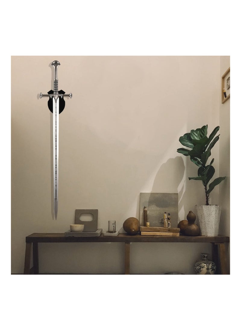 KASTWAVE - Wall mounted sword rack sword hook wall mounted display rack single sword vertical wall mounted general sword rack wall mounted display rack sword dagger axe key knife animation (Black 1 pack) - Image 1
