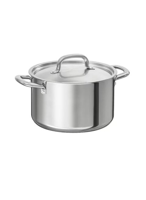 Pot with lid, stainless steel5.0 l