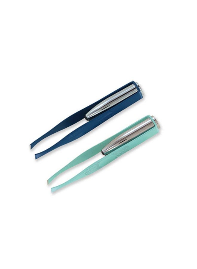1st Choice 1st Choice 3 Stainless Steel Make Up LED Light Eyelash Eyebrow Hair Removal Lighted Tweezer  - Image 4