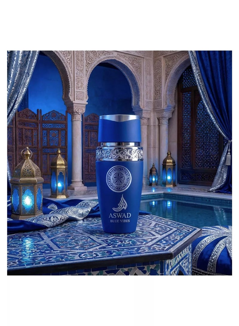 AFAQ ASWAD BLUE VIBES Eau De Parfum - 100ml - Image 3