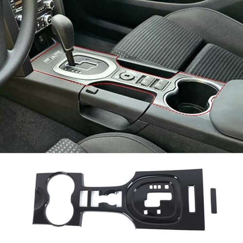 HAPPYHORSE Central Control Gear Shift Panel Trim Cover Compatible with Pontiac G8 08-09/Holden Commodore 06-12 ABS Central Control armrest Panel Cover Gear Shifter Panel Cover Decorative (Piano Black) - Image 2