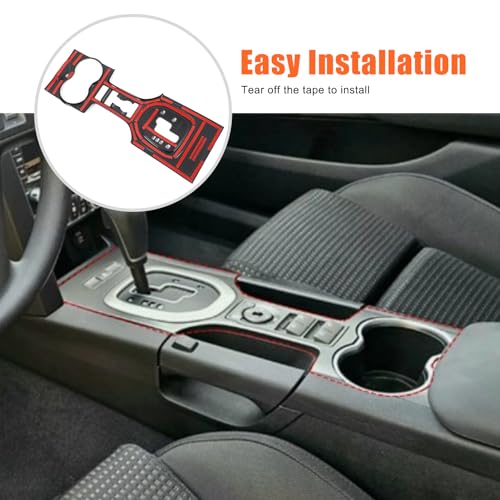 HAPPYHORSE Central Control Gear Shift Panel Trim Cover Compatible with Pontiac G8 08-09/Holden Commodore 06-12 ABS Central Control armrest Panel Cover Gear Shifter Panel Cover Decorative (Piano Black) - Image 3
