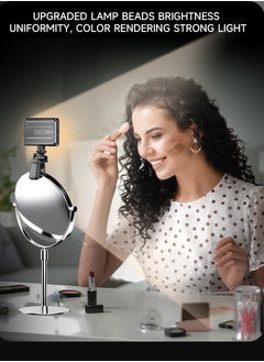 General Photography Fill Light 120 LED 3000mAh , Selfie Light USB Rechargeable for Photo  Video with Front Back Clip for Phones Laptops Makeup TikTok Stream  - Image 5