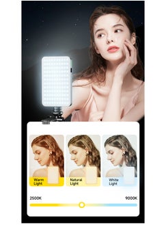 General Photography Fill Light 120 LED 3000mAh , Selfie Light USB Rechargeable for Photo  Video with Front Back Clip for Phones Laptops Makeup TikTok Stream  - Image 3