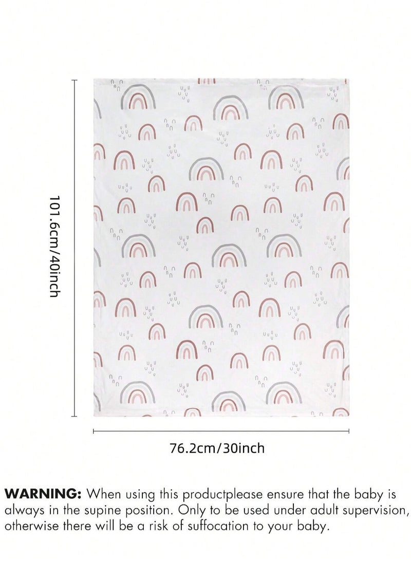 Bebiland Kids Baby Blanket Newborn Gifts, Soft Plush Blankets with Dotted Backing, Fleece Fabric Essentials for Unisex, Toddlers, Boys Girls 75x100cm  - Image 2