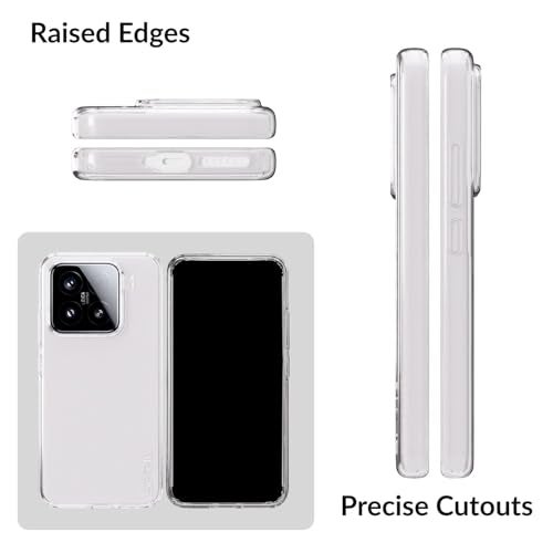 SPRIG Compatible with Xiaomi 15 FusionCrystal Back Cover Drop Tested Shock Proof Mobile Case for Men, Women, Boys and Girls with Camera Protection (Transparent) - Image 3