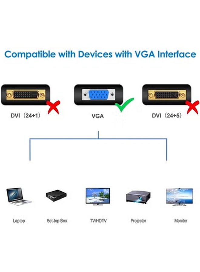 Taimi VGA Male To Male Cable 1.8m - Black/Blue - Image 3