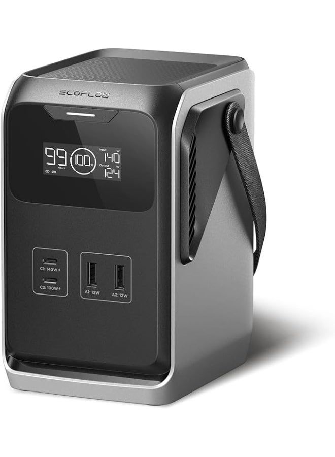 إيكو فلو محطة الطاقة المحمولة ECOFLOW Trail 200 DC، بنك بطارية LFP فائق الخفة بسعة 192 واط·ساعة مع مقبض، مولد شمسي بقدرة 220 واط، شحن سريع، 4 منافذ إخراج، مقاومة للسقوط، بدون ضوضاء للتخييم في الهواء الطلق/السفر/الطوارئ