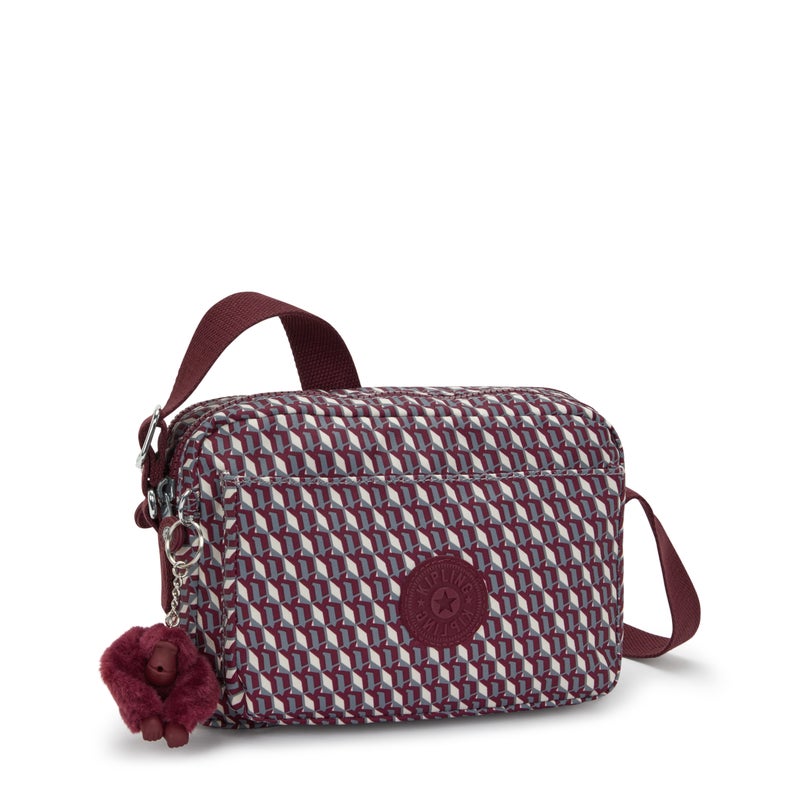 kipling Abanu M 3Dk Wine Medium Crossbody - Image 4