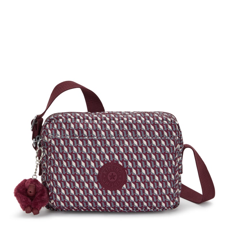 kipling Abanu M 3Dk Wine Medium Crossbody - Image 1